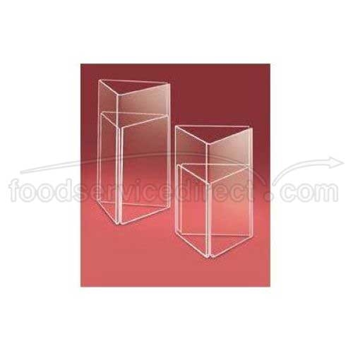 CalMil Acrylic Triangle Cardholder, 4 x 6 inch