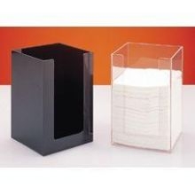 CalMil Counter or Wall Mount Napkin Holder, Clear, 5 1/2 x 8 inch