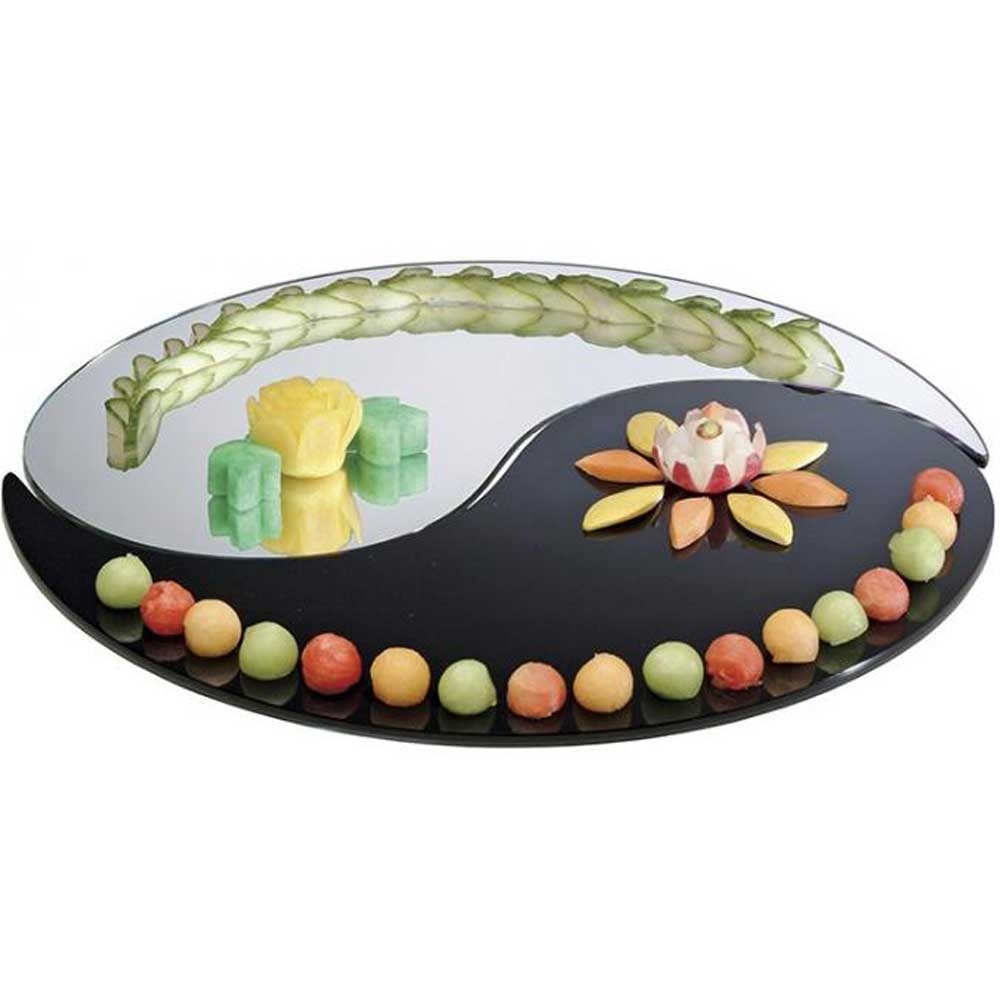 Cal Mil Yin Yang 2 Piece Mirror Set, 24 inch Dia x 0.25 inch.