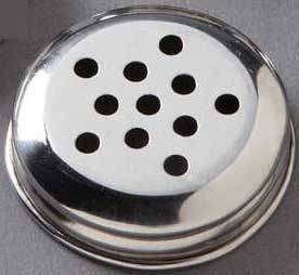 American Metalcraft Stainless Steel Large Round Holes Cheese Shakers Tops