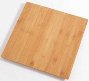 American Metalcraft Square Flat Bamboo Platter, 14 3/8 inch