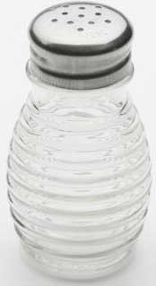 American Metalcraft Glass Beehive Salt and Pepper Shaker, 2 Ounce -- 12 pairs per case