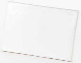 American Metalcraft Rectangle Ceramic Card Sign and Marker, 5 x 3 1/2 inch