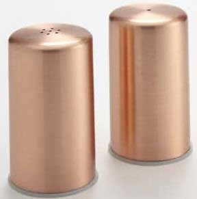 American Metalcraft Copper Salt and Pepper Shaker Set, 2 Ounce