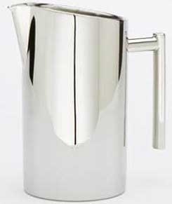 American Metalcraft Stainless Steel Mirror Double Wall Water Pitcher, 50 Ounce