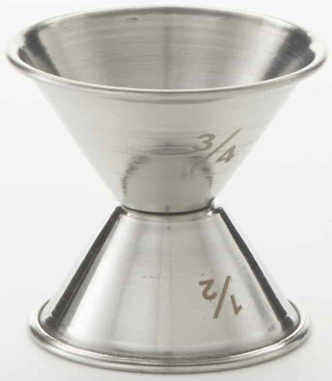 American Metalcraft Stainless Steel Bar Jigger, 0.5 Ounce and 0.75 Ounce