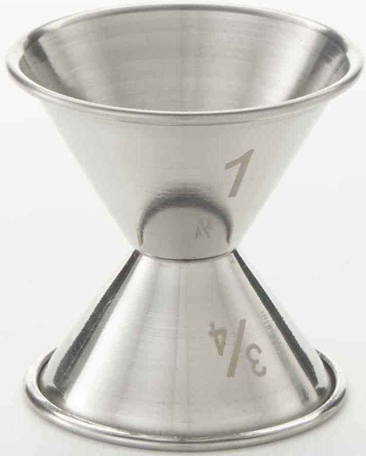 American Metalcraft Stainless Steel Jigger, 0.75 and 1 Ounce