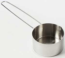 American Metalcraft Stainless Steel 3/4 Cup Measuring Cup with 6 inch Handle