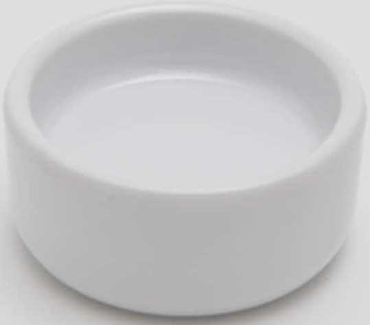 American Metalcraft Melamine White Butter Dish, 1 Ounce