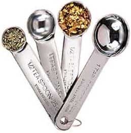 American Metalcraft 18-8 Stainless Steel Measuring Spoon Set