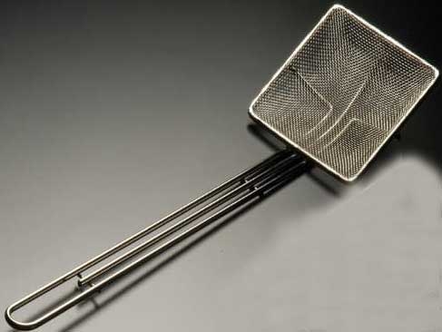 American Metalcrafts Square Fine Mesh Skimmer, 5 inch