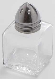 American Metalcraft Glass Salt and Pepper Shaker, 1/2 Ounce