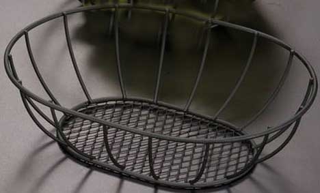 American Metalcraft Straight Sided Basket, 6 x 9 inch
