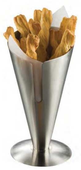 American Metalcraft Stainless Steel Fry Cone, 4 1/2 inch Diameter