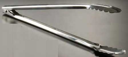 American Metalcraft Stainless Steel Heavy Weight Utility Tong, 12 inch