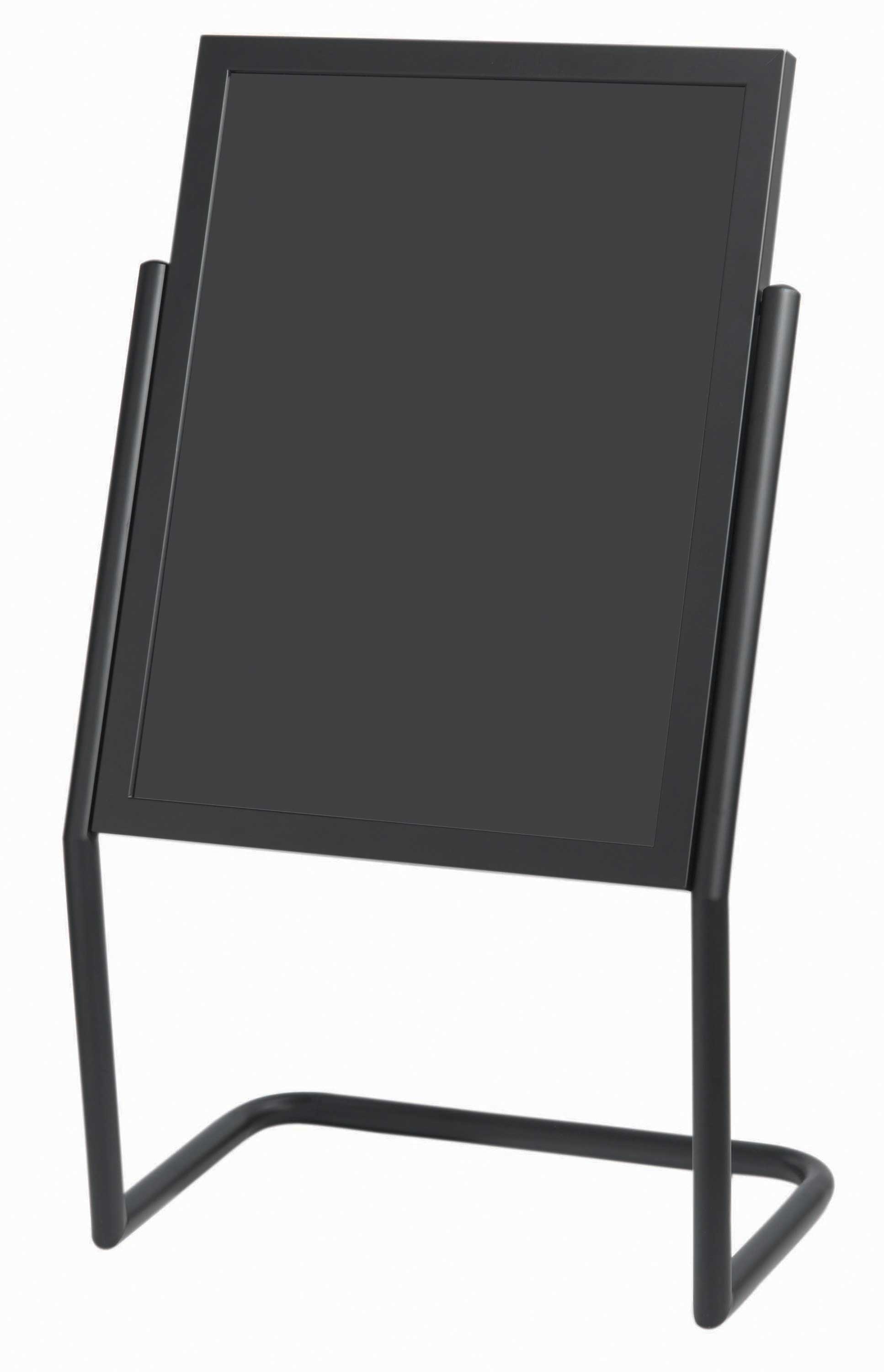 Aarco Large Black Finish Menu and Poster Holder, 48 x 25 inch
