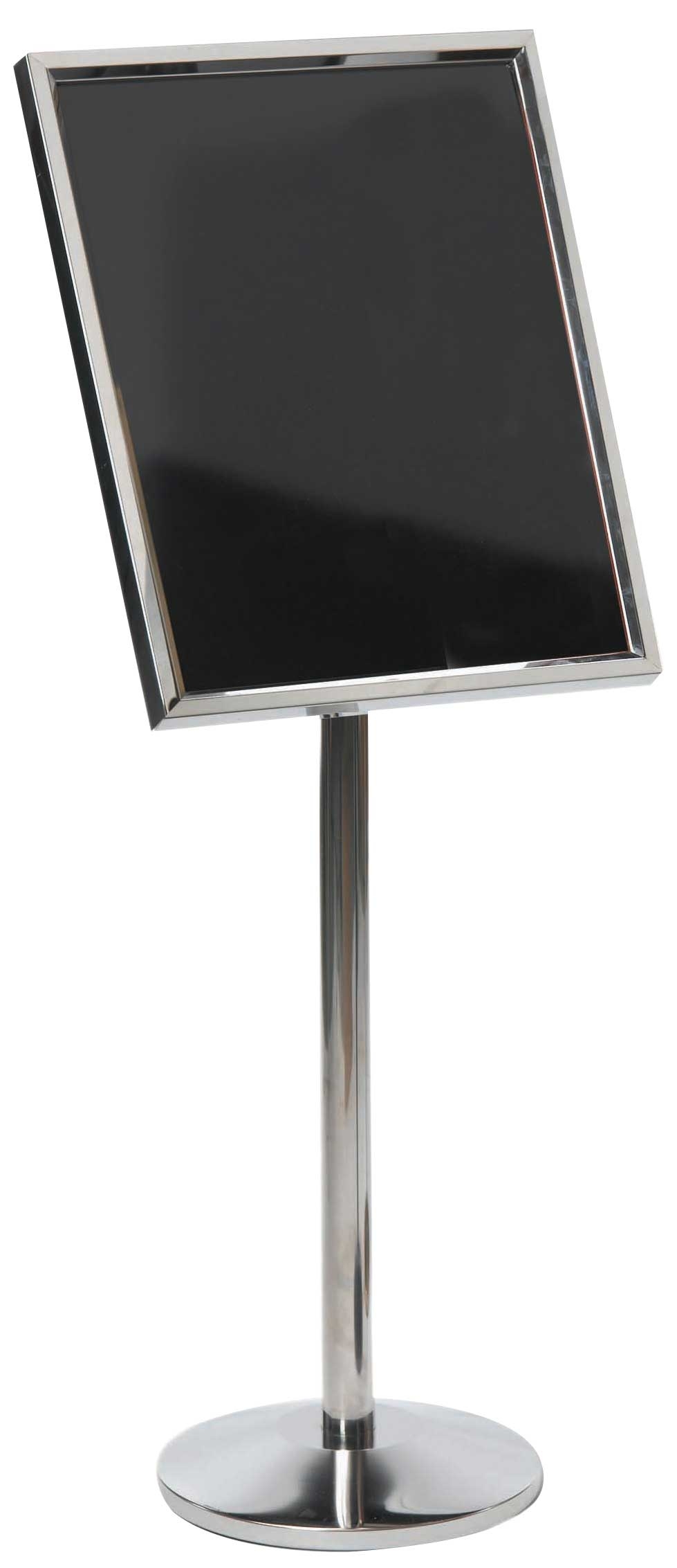 Aarco Small Chrome Finish Menu and Poster Holder, 20 x 24 inch