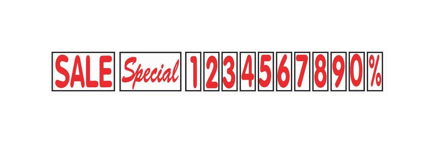 Aarco The Rocker (TM) Deluxe 8 inch Sign and Character Set