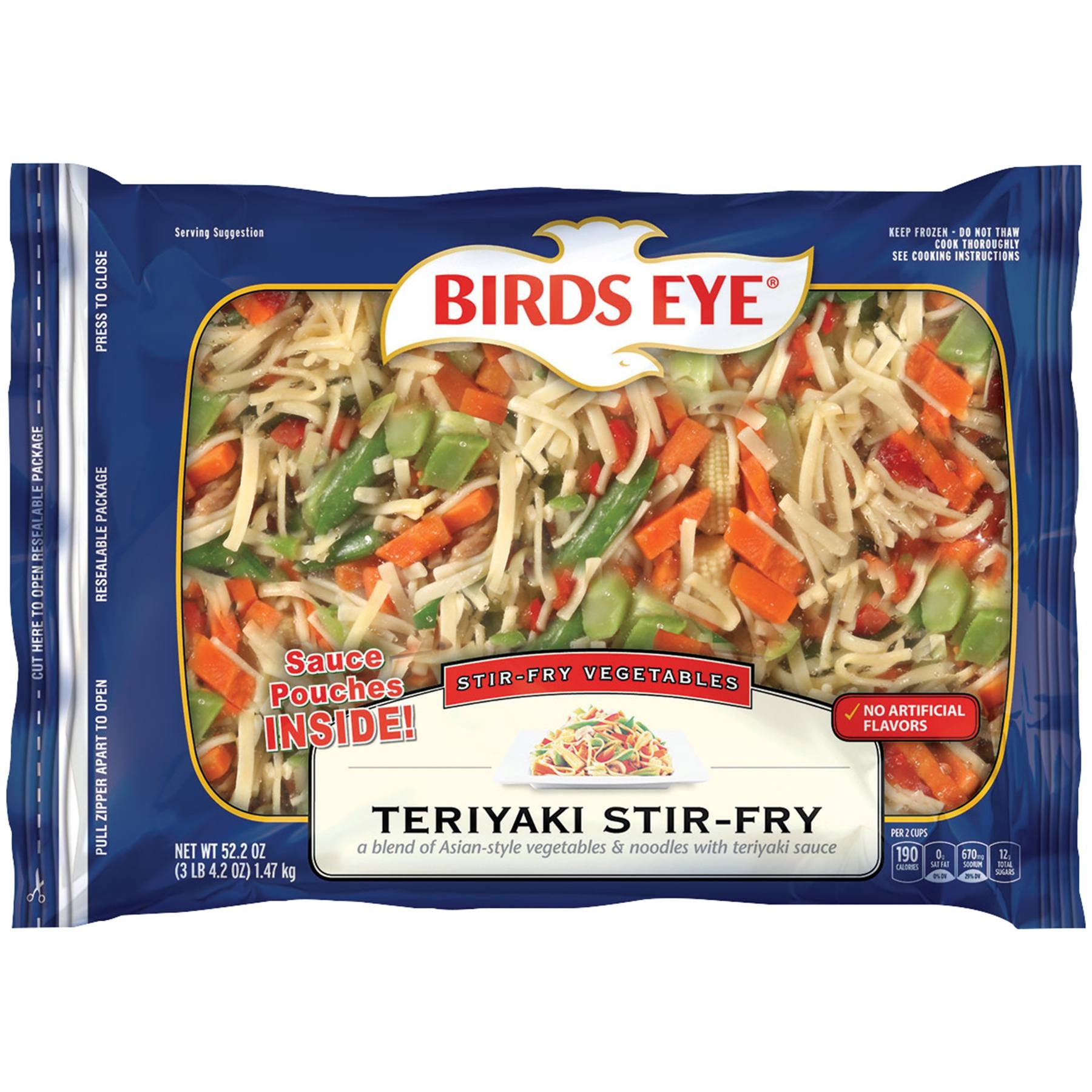 Birds Eye Teriyaki Stir Fry Vegetable Blend, 52.2 Ounce -- 6 Per Case