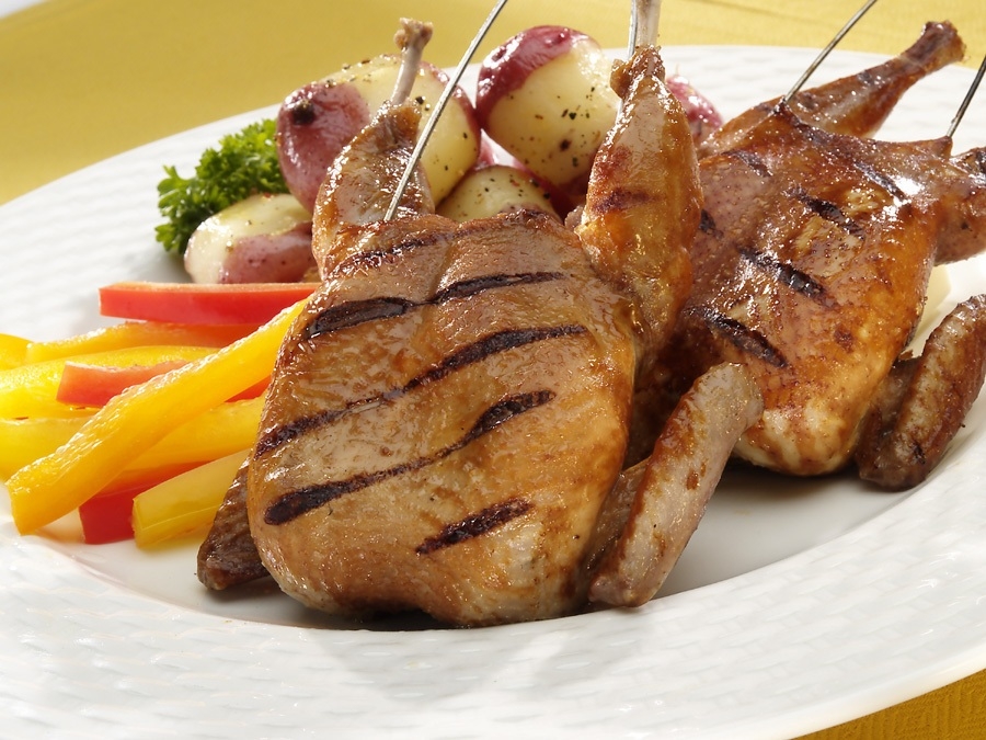 Manchester Farms Semi Boneless Quail, 4-5 Ounce -- 6 per case.