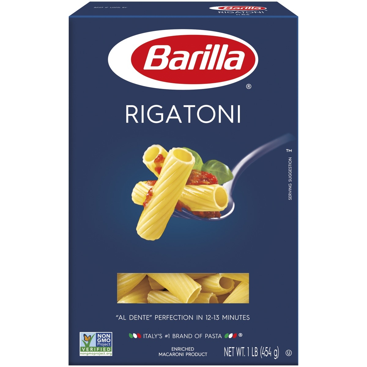 Barilla Rigatoni Pasta, 16 Ounce -- 12 per case.