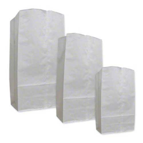 AJM Packaging White Paper Grocery Bag - 2000 per Bundle