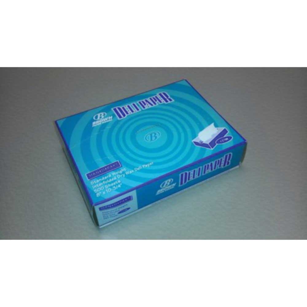 Brown Paper Goods Poly Coated Deli Sheet, 8 x 10.75 inch -- 6000 per case