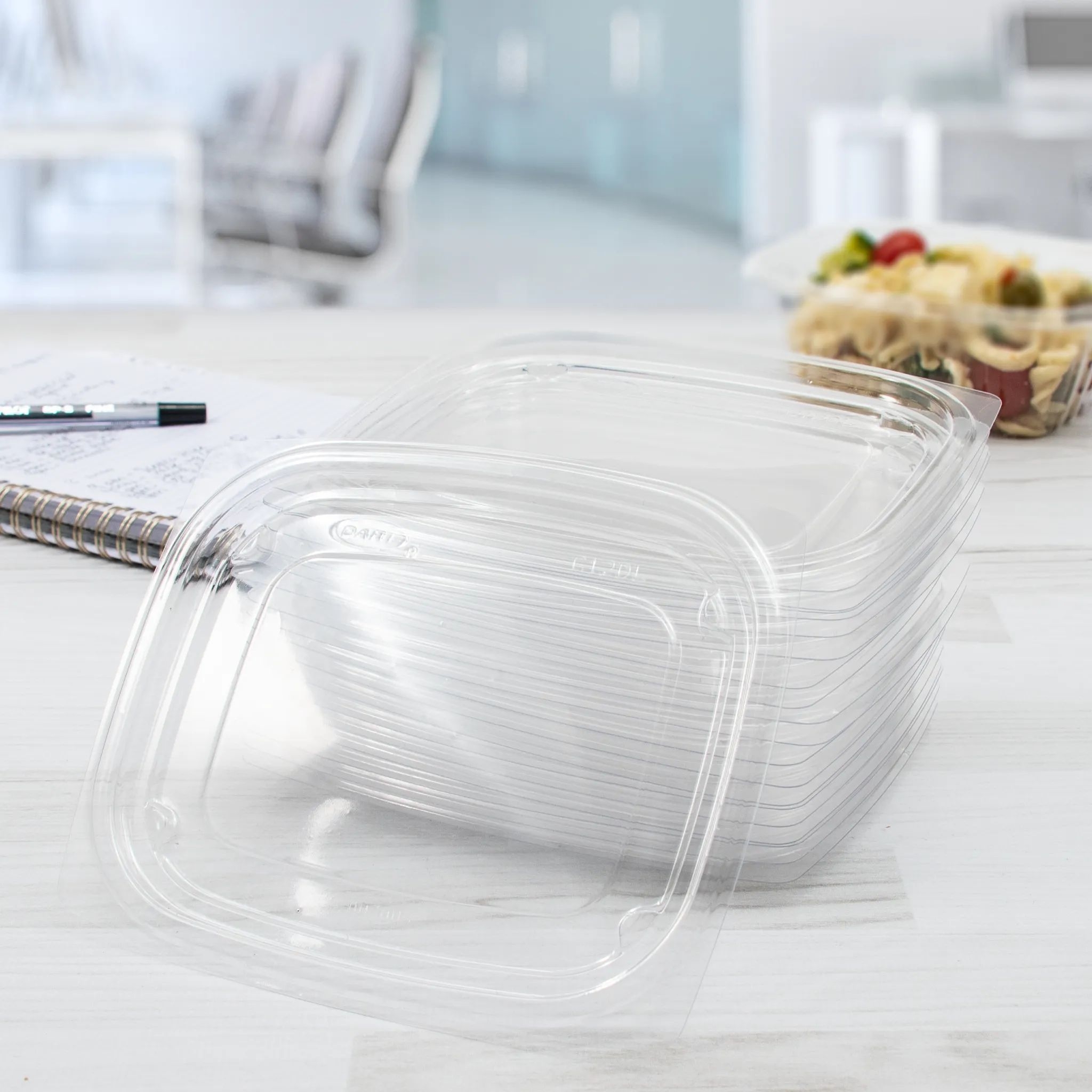 Dart Clear OPS Plastic Flat Lid for ClearPac Containers -- 1008 per case.