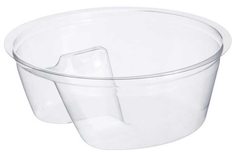Dart Container Clear PET Practical Fill Single Cup Insert, 3.5 Ounce -- 1000 per case