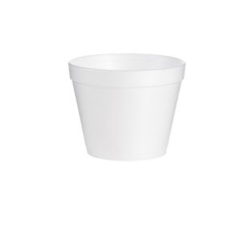 J Cup White EPS Insulated Squat Container, 24 Ounce -- 500 per case
