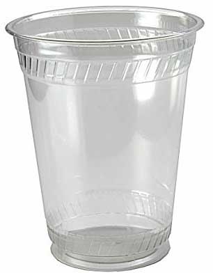 Fabri Kal PET Clear Squat Cup, 16/18 Ounce -- 1000 per case