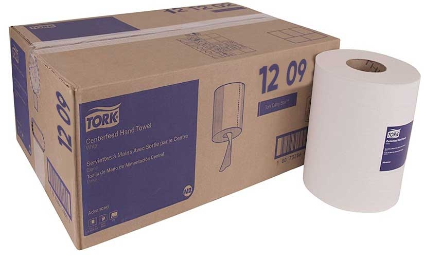 Essity Tork 2 Ply Advanced White Soft Centerfeed Hand Towel -- 6 per case