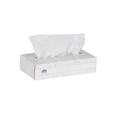 Tork White 2 Ply Facial Tissue, 8.2 x 7.88 x 9.1 inch -- 3000 per case
