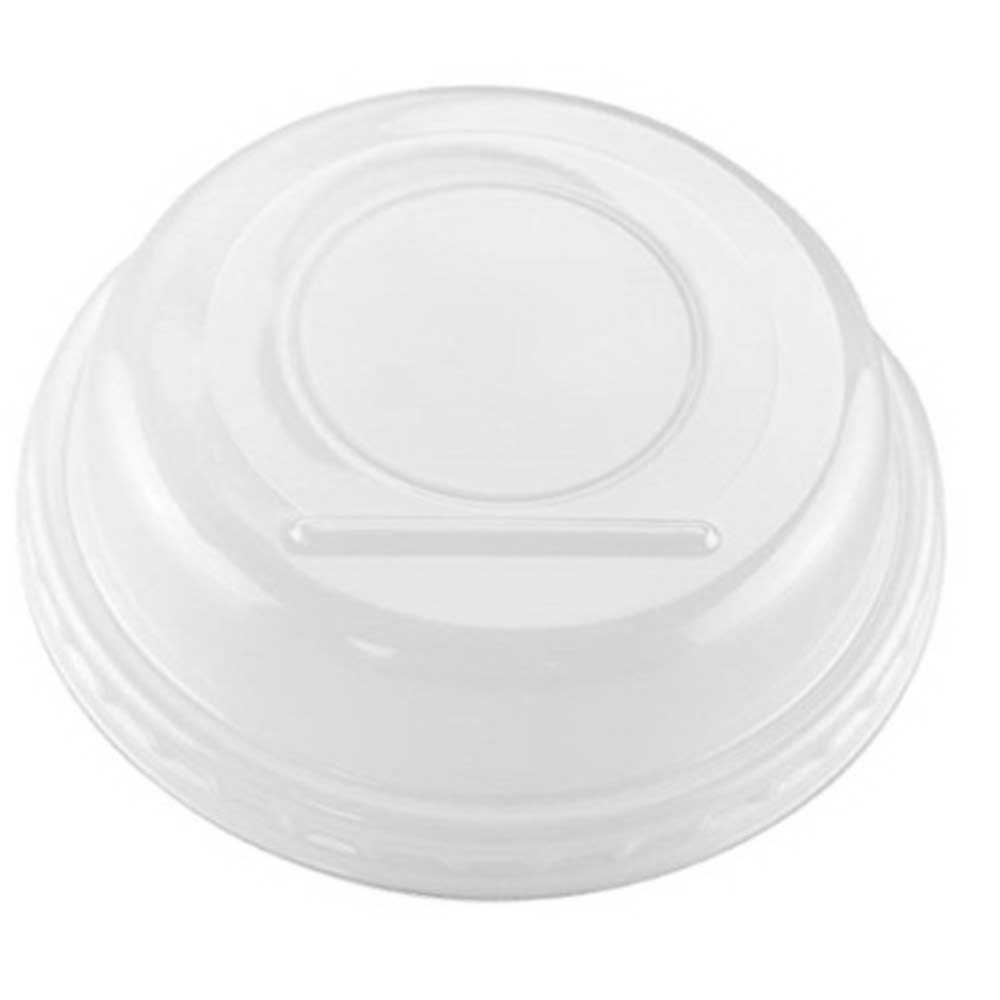 International Paper Clear Polypropylene Modified Dome Lid with Large Opening for 12 Ounce Family Style Snack Containers -- 1000 per case