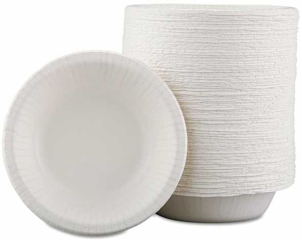 Georgia-Pacific White Lightweight Paper Bowl, 12 Ounce -- 1000 per case