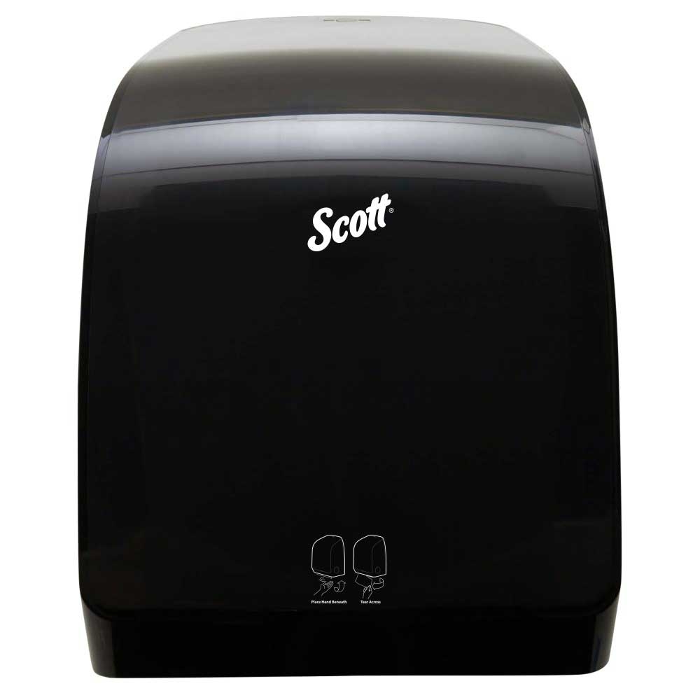 Scott Pro Smoke/black Plastic Automatic Hard Roll Towel Dispenser, 12.66 X 12.66 X 16.44 Inch