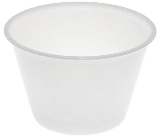 Pactiv HIPS Translucent Portion Cup, 5.5 Ounce Capacity -- 2000 per case