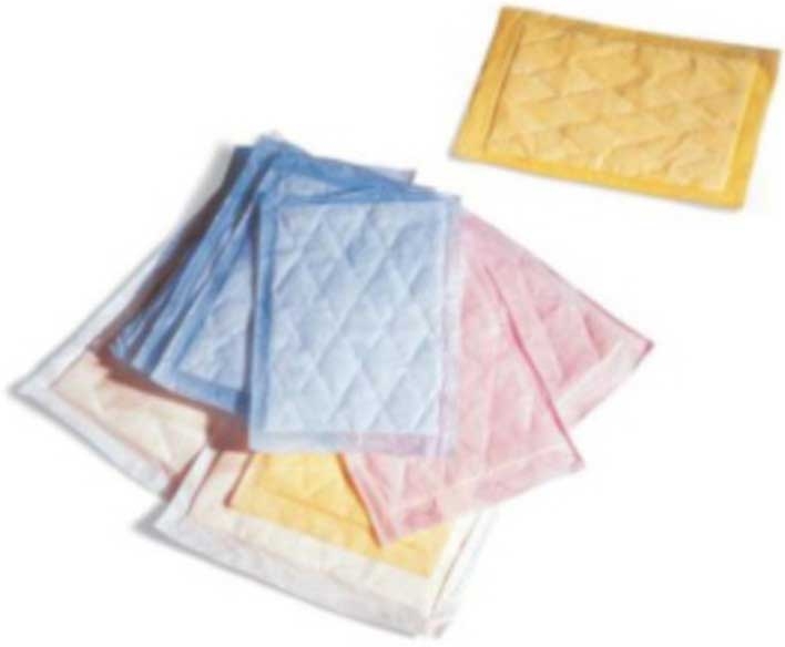 Novipax Dri-Loc Rose/White Absorbent Pad, 4 x 7 inch -- 2000 per case