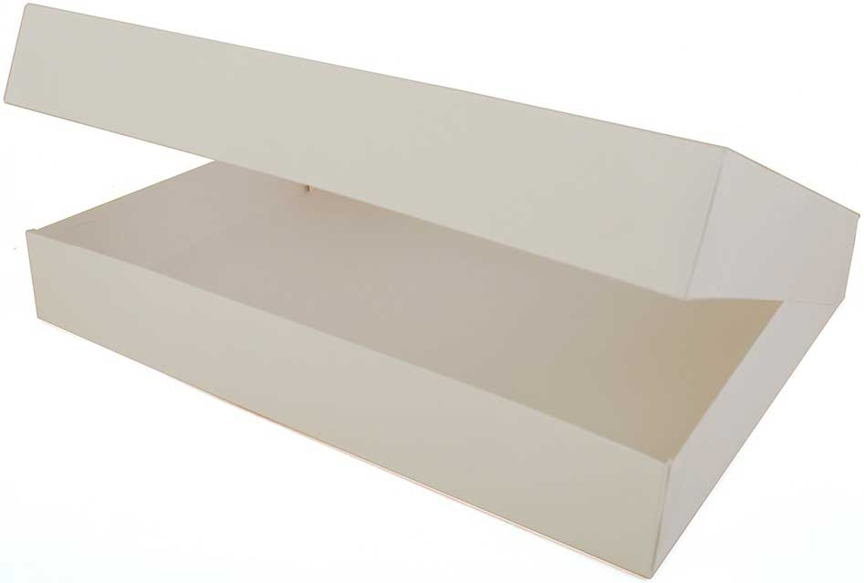 SCT White Auto Window Bakery Box, 16 x 12 x 2 1/4 inch -- 100 per case