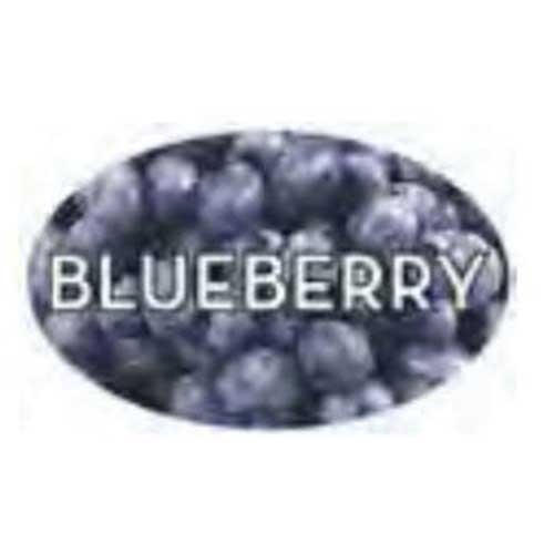 Bollin Small Oval Blueberry Flavor Label - 500 per roll