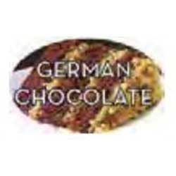 Bollin German Chocolate Label - 500 per roll