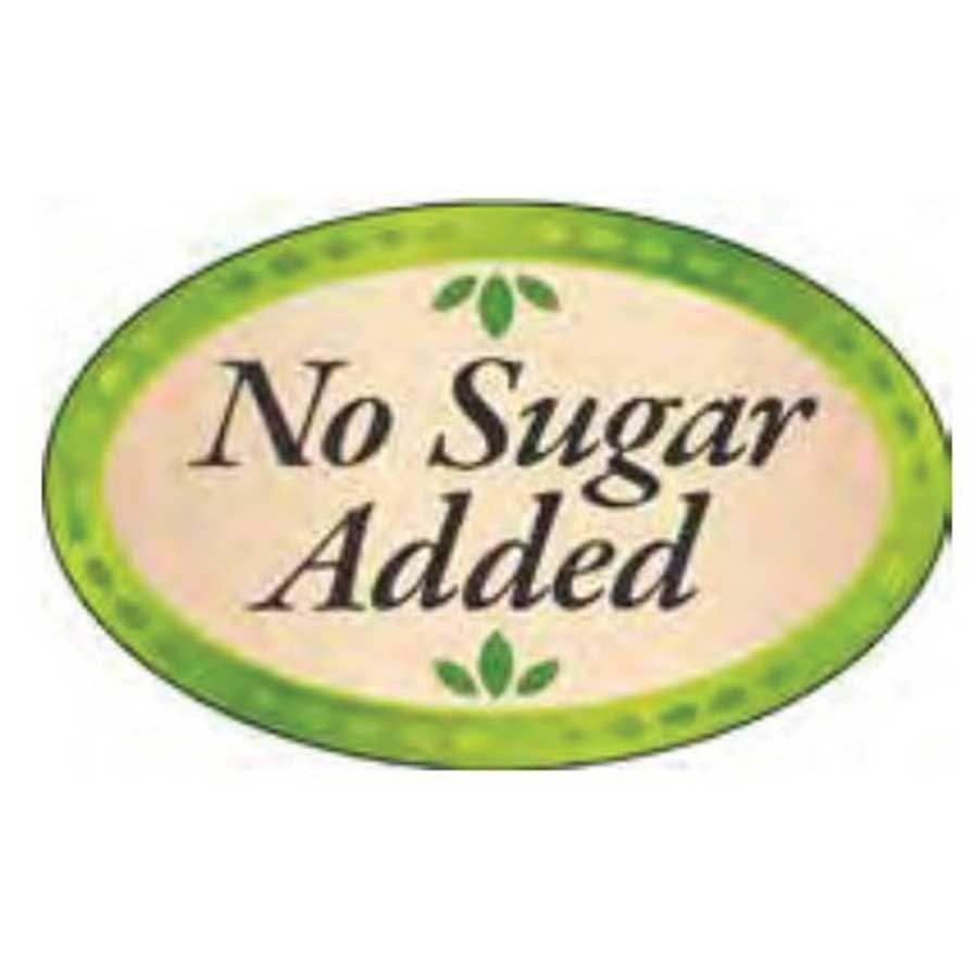 Bollin Label No Sugar Added Label - 1000 per roll