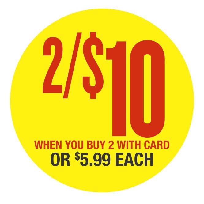 Bollin Label 2/$10 When You Buy 2 With Card Or $5.99 Each Label - 500 per roll