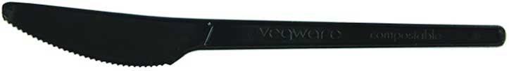 Berk Brands Medium Weight RCPLA Compostable Knife - Bulk, 13.3858 x 10.4331 x 7.4803 inch -- 1000 per case