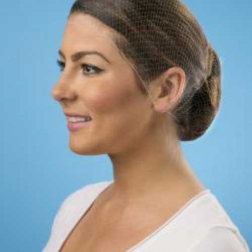 Cellucap Dark Brown Nylon 26 inch Light Weight Hair Net - 144 per box