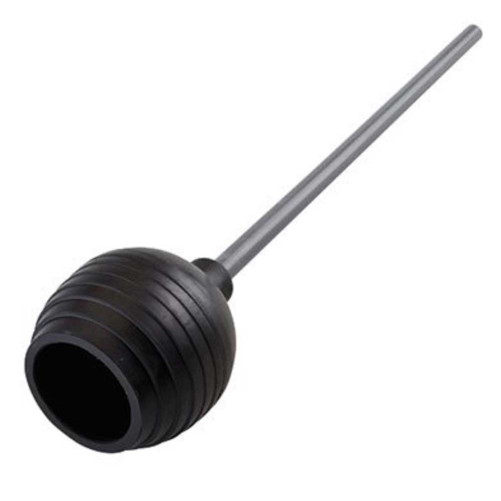 American Plastics Black Plastic Plunger with 24 inch Handle -- 12 per case