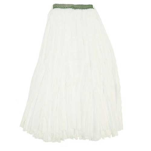 American Plastics Actionpro White Medium Narrow Band Rough Surface Mop -- 12 per case