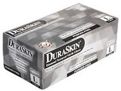 Liberty Safety Duraskin Black Large Nitrile Powder Free Disposable Gloves -- 1000 per case