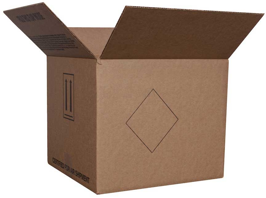 Veritiv Kraft Medium Regular Paper Box, 12 x 12 x 10 inch -- 15 per case