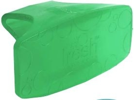 Fresh Green Cucumber Melon Toilet Bowl Clip Freshener, 4 x 2 x 2 inch -- 72 per case.
